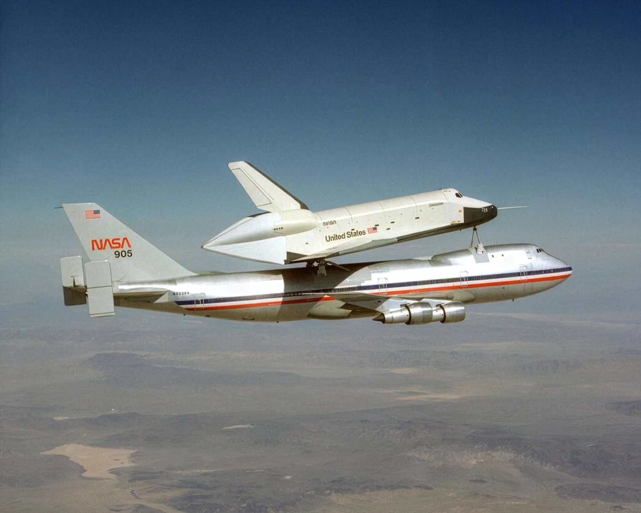 NASA's first Shuttle Carrier Aircraft 1977