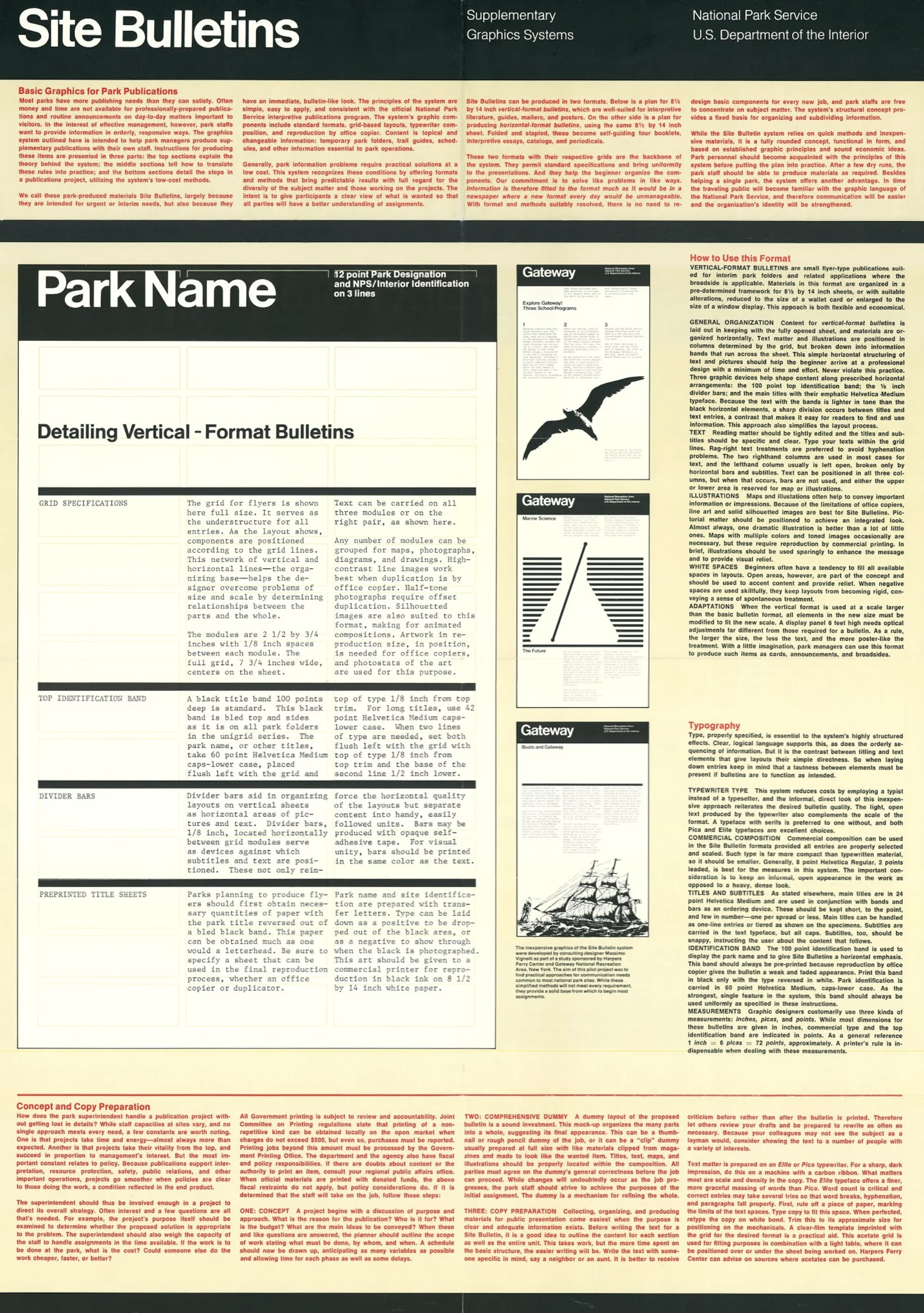 NPS Unigrid System Multi-page Brochure Layout